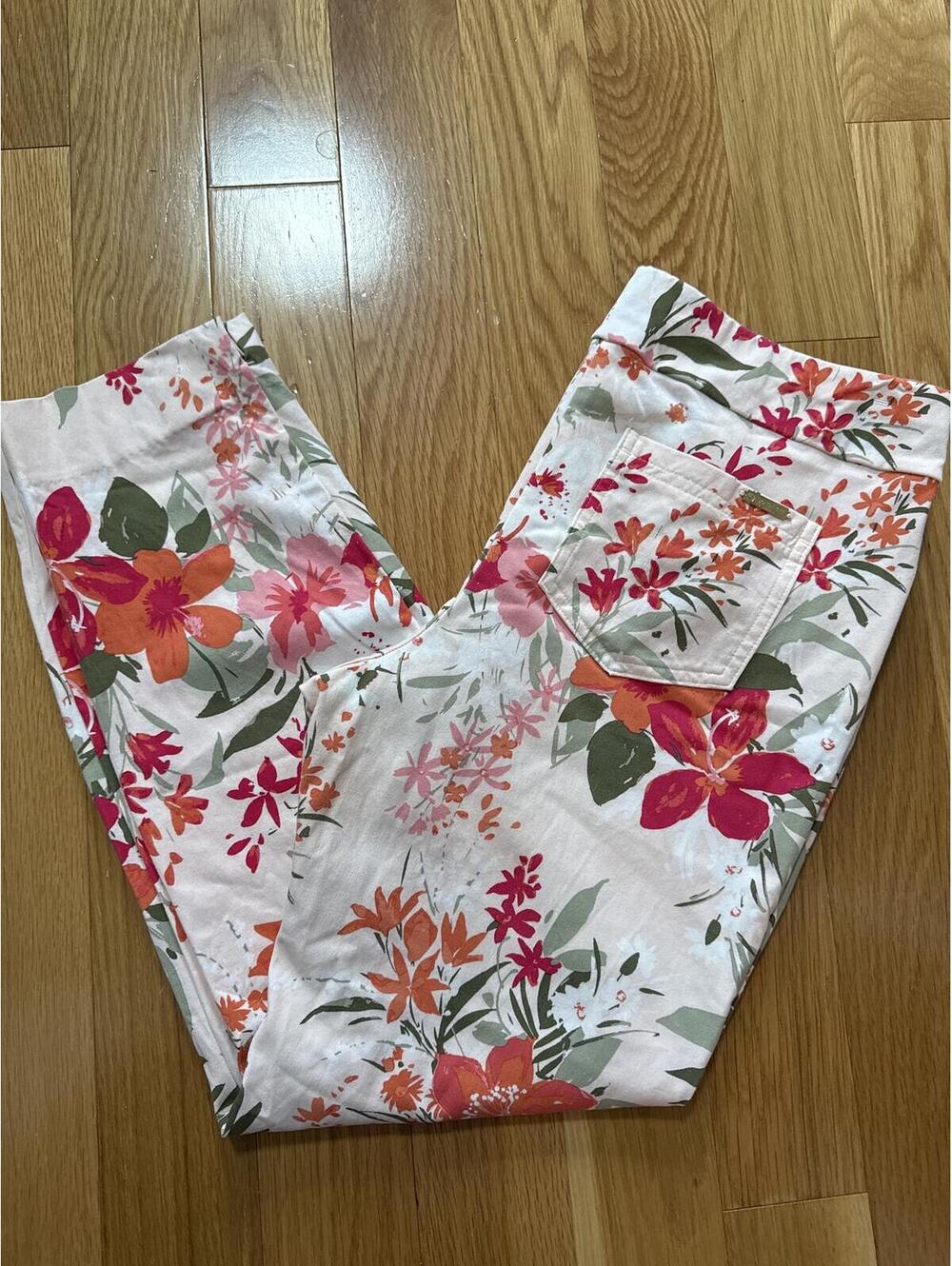 Spartina 449 Floral Print Pants Size XL